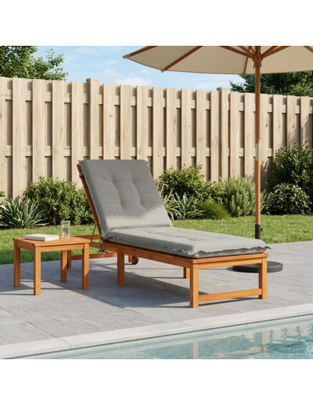 Cuscino per Lettino GEMERT 100% Poliestere Grigio