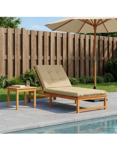 Cuscino per Lettino GEMERT 100% Poliestere Beige