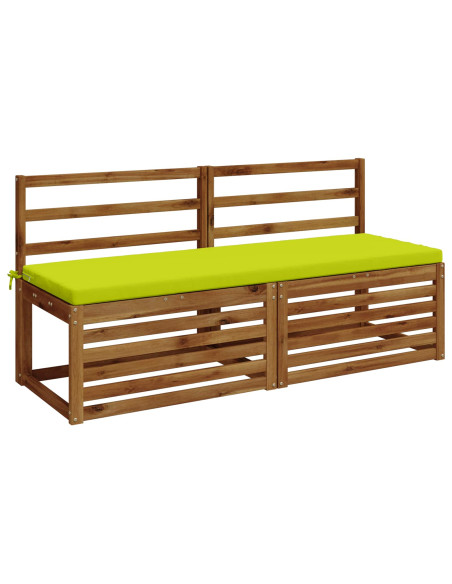 Cuscino per panchina SOEST 100% Poliestere Verde brillante.