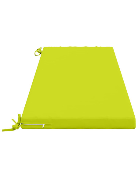 Cuscino per panchina SOEST 100% Poliestere Verde brillante.
