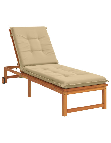 Cuscino per Lettino GEMERT 100% Poliestere Beige