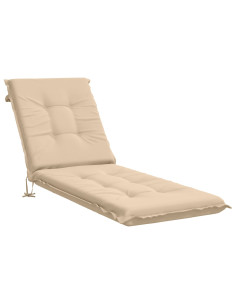 Cuscino per Lettino GEMERT 100% Poliestere Crema 2
