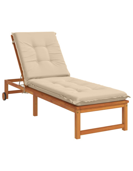 Cuscino per Lettino GEMERT 100% Poliestere Crema