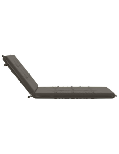 Cuscino per Lettino GEMERT 100% Poliestere Grigio