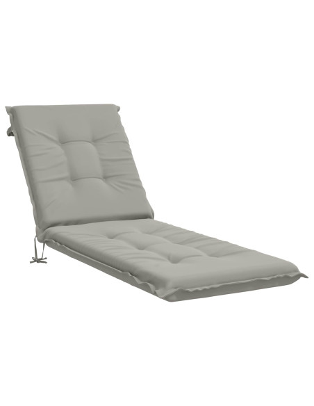 Cuscino per Lettino GEMERT 100% Poliestere Grigio