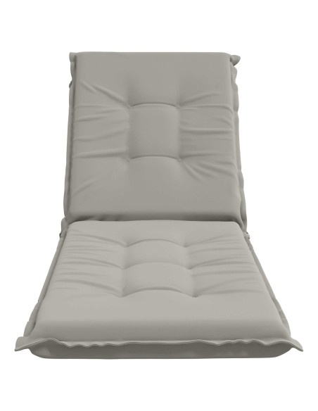 Cuscino per Lettino GEMERT 100% Poliestere Grigio