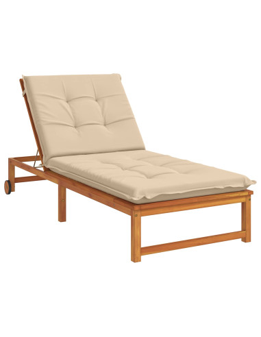 Cuscino per Lettino GEMERT 100% Poliestere Crema