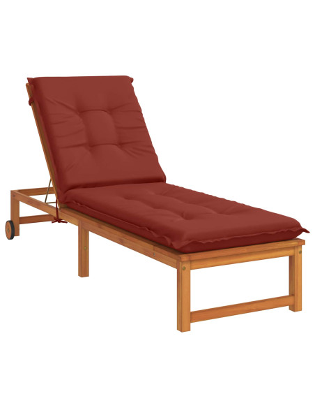 Cuscino per Lettino GEMERT 100% Poliestere Rosso