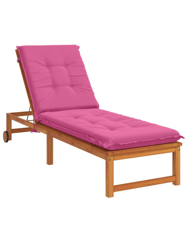 Cuscino per Lettino GEMERT 100% Poliestere Rosa 190 x 50 x 9 cm