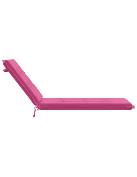 Cuscino per Lettino GEMERT 100% Poliestere Rosa 190 x 50 x 9 cm