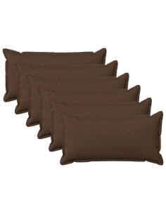 Cuscino con cuscino HOUTEN 6 pz Marrone Lino