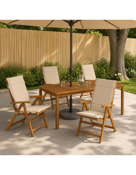 Cuscini per Sedia Alta in 6 Pezzi GEMERT 6 pcs 100% Poliestere