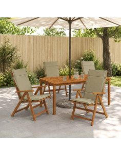 Cuscini per Sedia Alta in 4 Pezzi GEMERT 4 pcs 100% Poliestere
