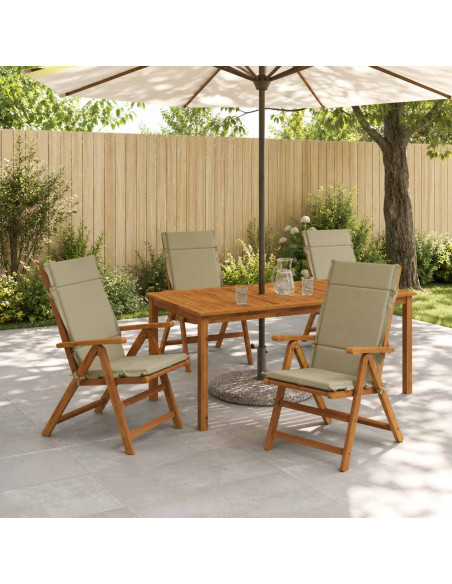 Cuscini per Sedia Alta in 4 Pezzi GEMERT 4 pcs 100% Poliestere