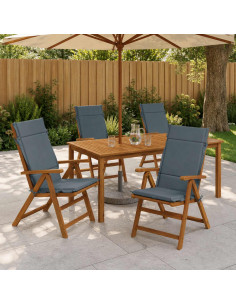 Cuscini per Sedia Alta in 4 Pezzi GEMERT 4 pcs 100% Poliestere