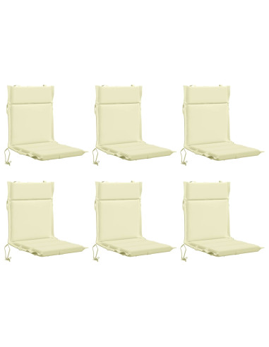 Cuscini per Sedia Alta in 6 Pezzi GEMERT 6 pcs 100% Poliestere