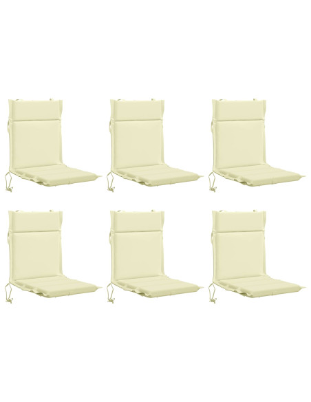 Cuscini per Sedia Alta in 6 Pezzi GEMERT 6 pcs 100% Poliestere