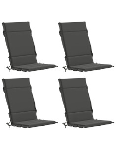 Cuscini per Sedia Alta in 4 Pezzi GEMERT 4 pcs 100% Poliestere 2