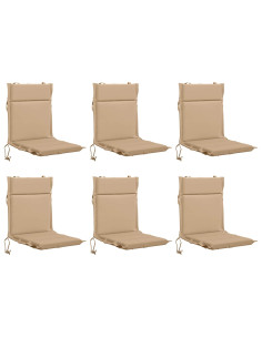 Cuscini per Sedia Alta in 6 Pezzi GEMERT 6 pcs 100% Poliestere 2