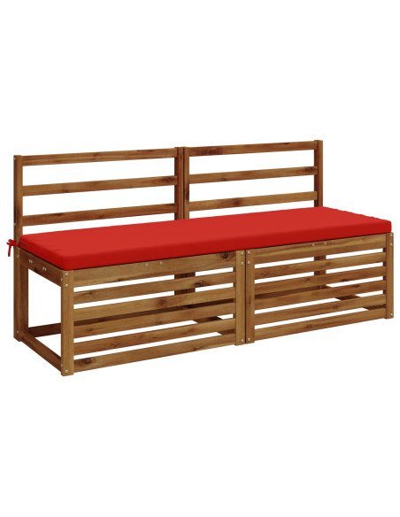 Cuscino per panchina SOEST 100% Poliestere Rosso
