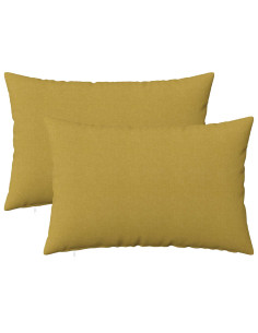Cuscino con cuscino HEERLEN 2 pz Verde chiaro Tessuto
