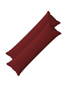 Cuscino con cuscino HOUTEN 2 pz Rosso Vino Lino
