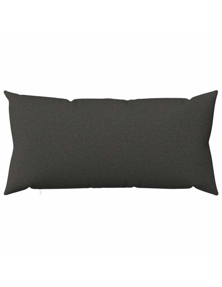 Federa 2 pz HEERLEN Grigio Scuro 40 x 70 cm Tessuto