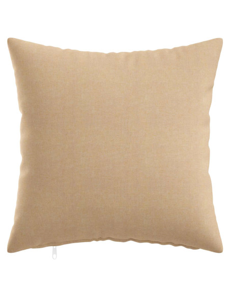 Federa 2 pz HEERLEN Crema 45 x 45 cm Tessuto