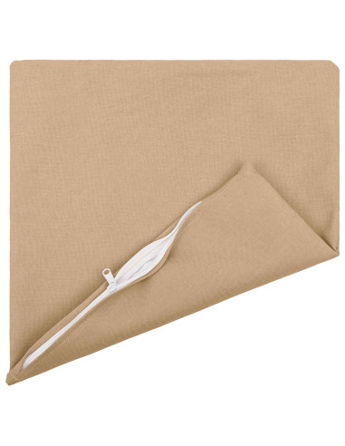 Federa 2 pz HEERLEN Crema 45 x 45 cm Tessuto