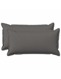 Federa 2 pcs HOUTEN Grigio Chiaro 40 x 80 cm Lino