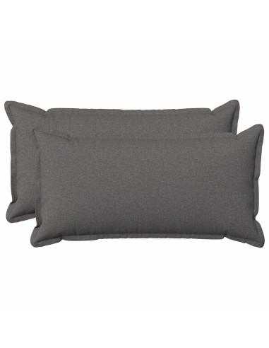 Federa 2 pcs HOUTEN Grigio Chiaro 40 x 80 cm Lino