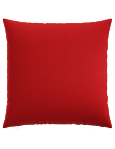 Federa 2 pz HEERLEN Rosso 60 x 60 cm Tessuto 2