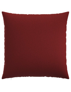 Federa 2 pz HEERLEN Rosso Vino 55 x 55 cm Tessuto 2