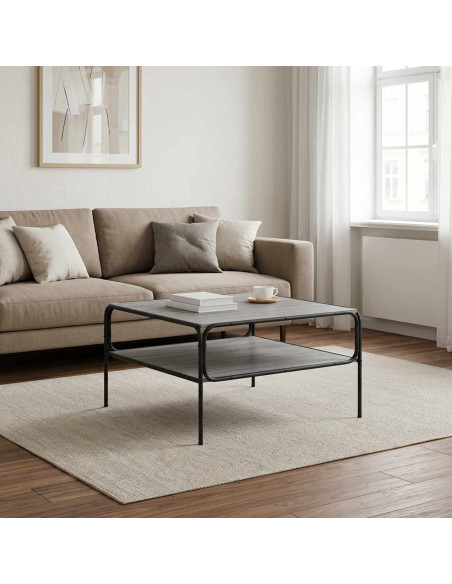 Tavolo laterale Sonoma grigio 100 x 50 x 46 cm