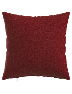 Federa 12 pz HEERLEN Rosso Vino 40 x 40 cm Tessuto 2