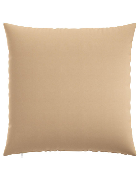 Federa 2 pz HEERLEN Crema 60 x 60 cm Tessuto
