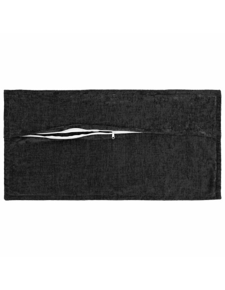 Federa 6 pz HOUTEN Antracite 40 x 80 cm Tessuto Chenille