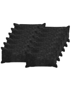 Federa 12 pz HOUTEN Antracite 40 x 80 cm Tessuto Chenille 2