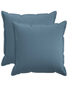 Federa 2 pcs HOUTEN Blu jeans 70 x 70 cm Lino