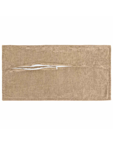 Federa 6 pz HOUTEN Tortora 40 x 80 cm Tessuto Chenille