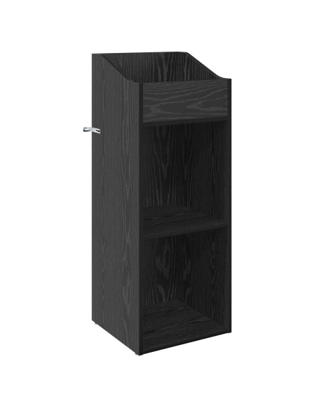 Mobile porta vinili Rovere Nero 36 x 36 x 95,5 cm