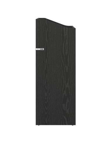 Mobile porta vinili Rovere Nero 36 x 36 x 95,5 cm