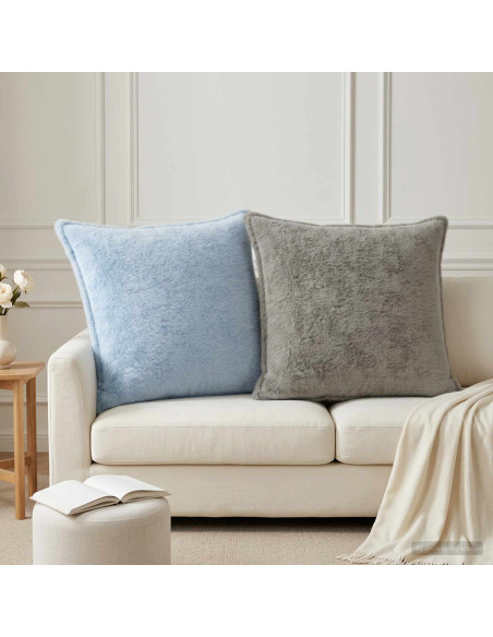 Federa 2 pz HOUTEN Azzurro 65 x 65 cm