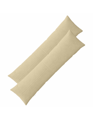 Federa 2 pcs ALMELO Grigio Verde 40 x 145 cm corduroy