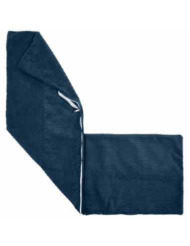 Federa 2 pcs ALMELO Blu navy 40 x 145 cm corduroy