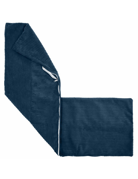 Federa 2 pcs ALMELO Blu navy 40 x 145 cm corduroy