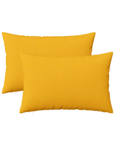 Federa 2 pz HEERLEN Giallo Chiaro 50 x 75 cm Tessuto