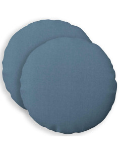 Federa 2 pz HEERLEN Blu jeans Ø 30 cm Tessuto