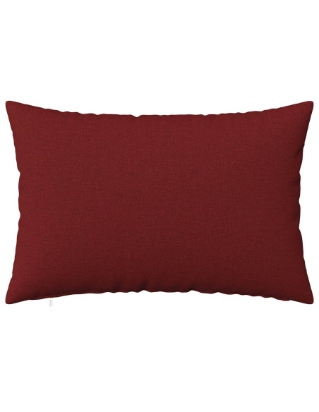 Federa 6 pz HEERLEN Rosso Vino 50 x 75 cm Tessuto