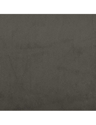 Materasso a Molle Insacchettate Rigidità Media Grigio Scuro 100x190x20 cm Twin in Velluto